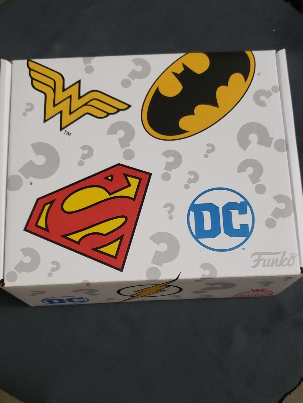 Funko DC Superhero Kids Costume Box in White, Red, Yellow, Blue, Black